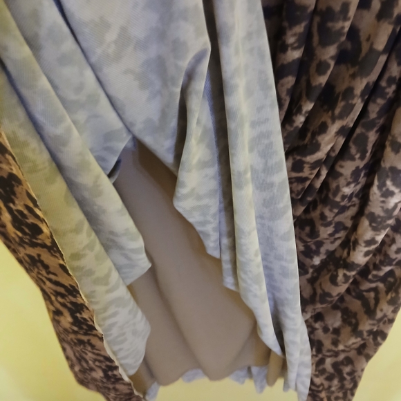 Metro Wear Brown Leopard Maxi Skirt - Picture 8 of 10